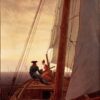 Sur le voilier - Caspar David Friedrich - Reproductions de tableaux et peintures haut de gamme