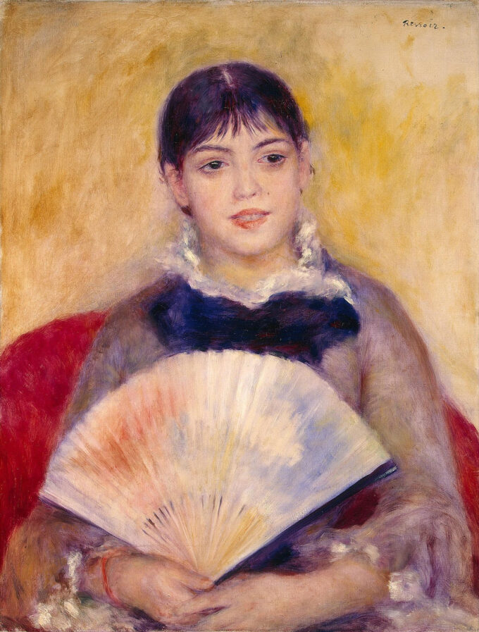 The Woman with a Fan (Renoir) - Pierre-Auguste Renoir