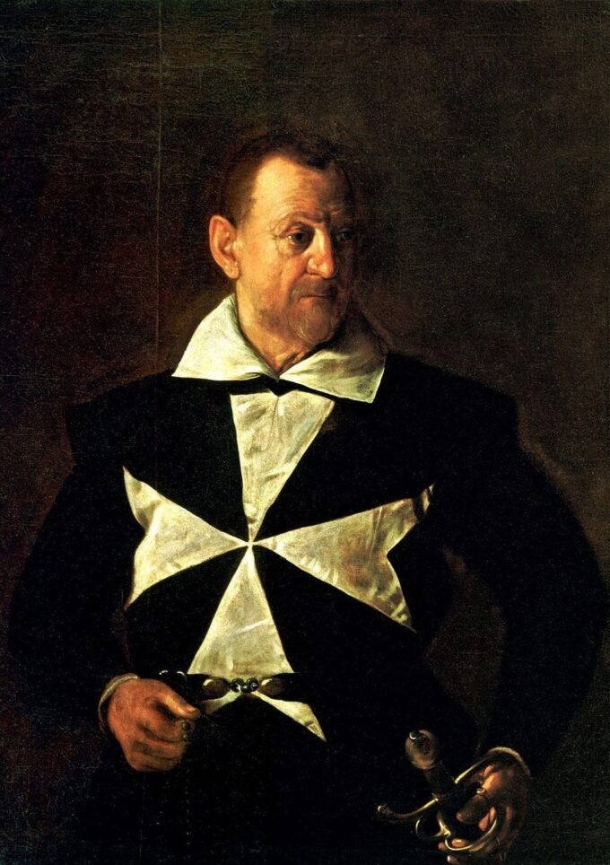 Portrait d'Alof de Wignacourts - Caravage - Reproductions de tableaux et peintures haut de gamme