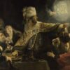 Le Festin de Balthazar - Rembrandt van Rijn - Reproductions de tableaux et peintures haut de gamme