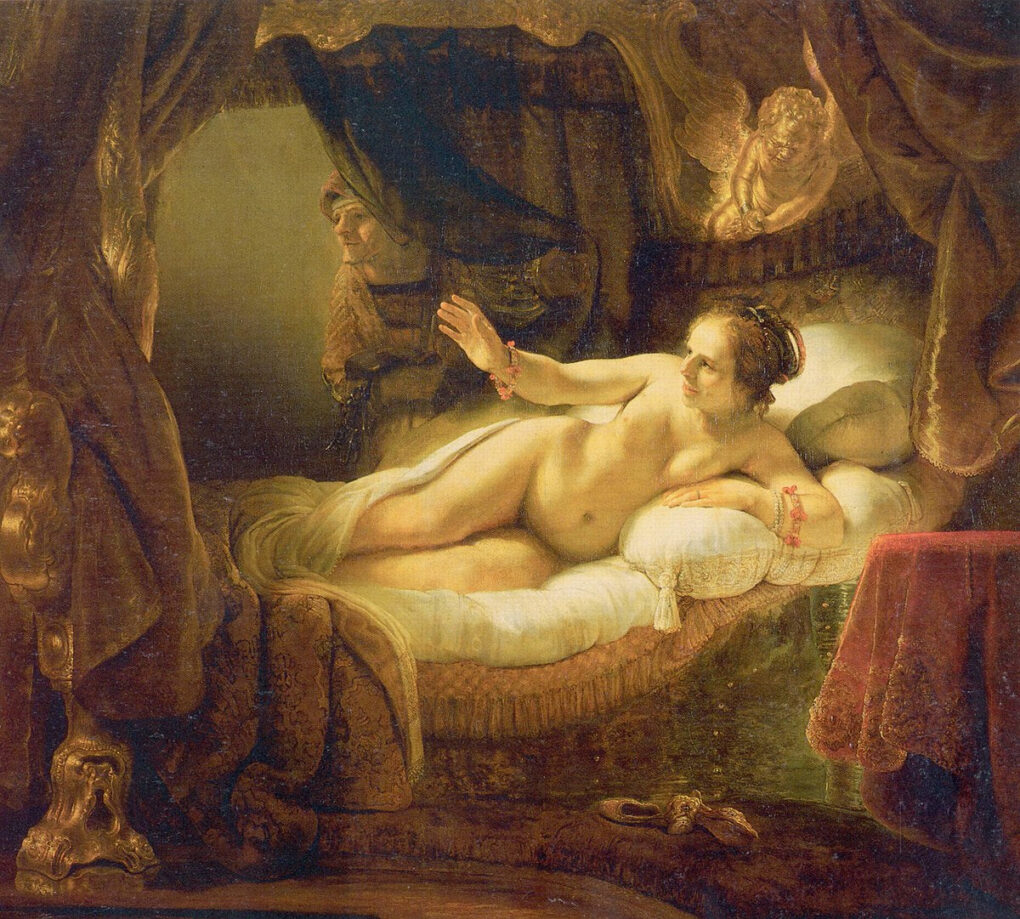 Danaé (Rembrandt) - Rembrandt van Rijn - Reproductions de tableaux et peintures haut de gamme