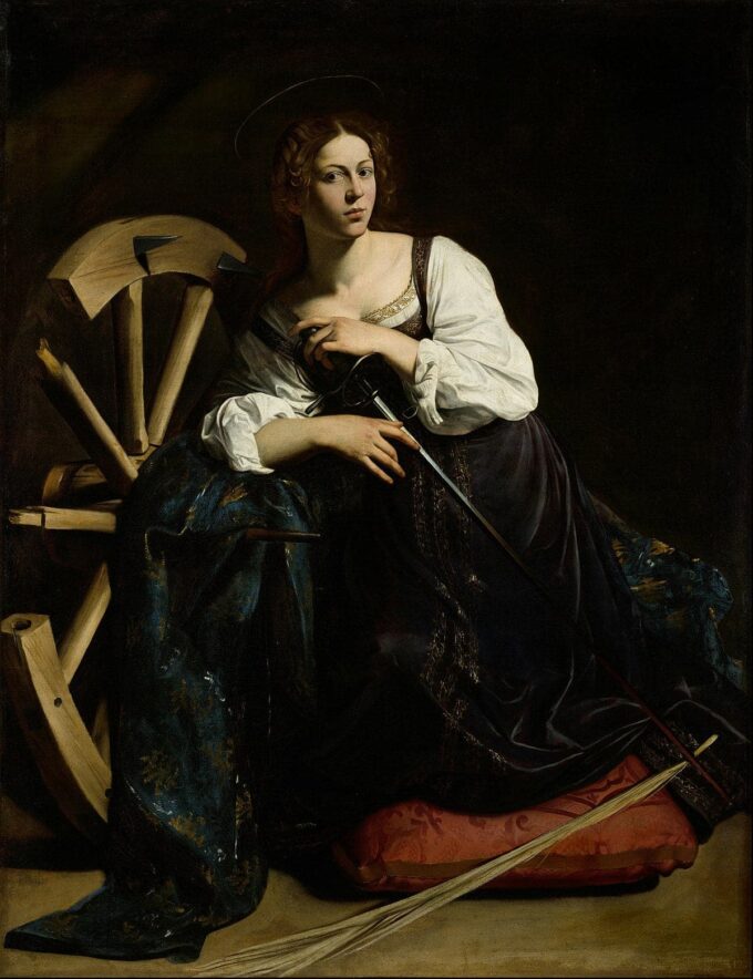 Saint Catherine of Alexandria - Caravaggio