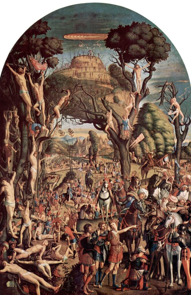 Albrecht Dürer Martyrdom of the Ten Thousand Christians Oil Painting Reproduction