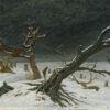 Paysage d'hiver - Caspar David Friedrich - Reproductions de tableaux et peintures haut de gamme