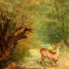 Witterndes cerf - Gustave Courbet - Reproductions de tableaux et peintures haut de gamme