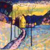 Paysage d'hiver - Vassily Kandinsky - Reproductions de tableaux et peintures haut de gamme