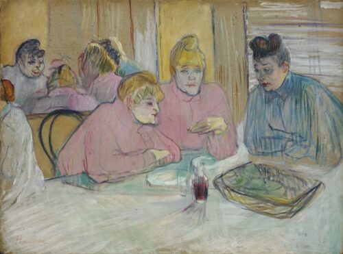 Les dames de la salle à manger - Toulouse Lautrec - Reproductions de tableaux et peintures haut de gamme