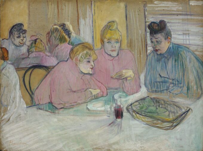 The Ladies of the Dining Room - Toulouse Lautrec