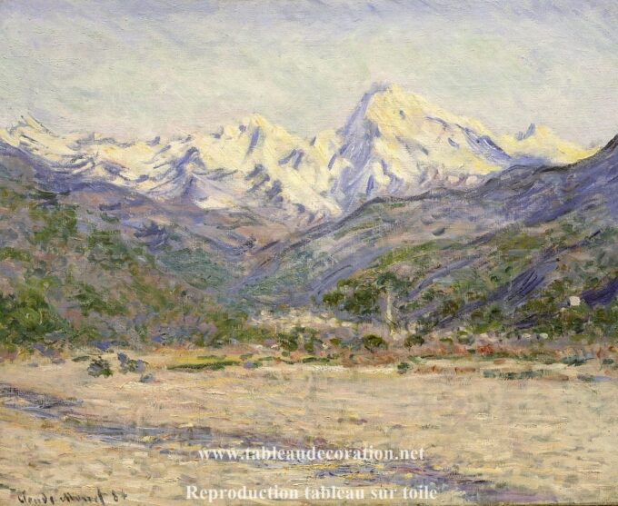 The Nervia Valley - Monet Painting