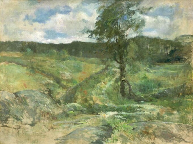 Landscape, Branchville, c 1888 - John Henry Twachtman