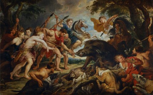 La chasse de Méléagre et d'Atalante - Peter Paul Rubens - Reproductions de tableaux et peintures haut de gamme