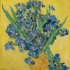 Les Iris jaunes (Vase aux iris) - Van Gogh - Reproductions de tableaux et peintures haut de gamme