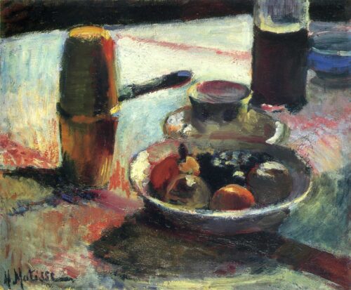 Fruit et pot à café - Matisse - Reproductions de tableaux et peintures haut de gamme