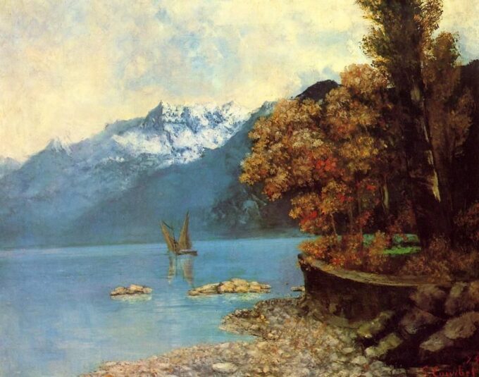 Lake Geneva - Gustave Courbet