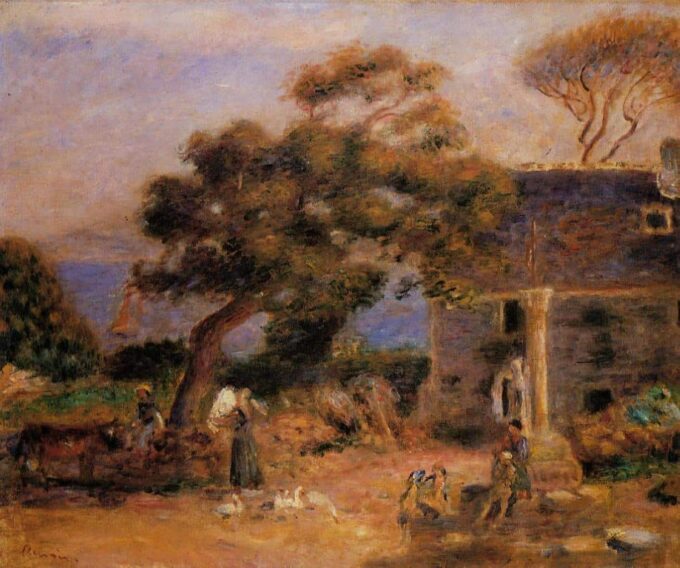 A View of Treboul - Pierre-Auguste Renoir