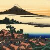 L'aurore à Isawa dans la province de Kai - Katsushika Hokusai - Reproductions de tableaux et peintures haut de gamme