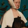 Une dame avec un écureuil et un étourneau - Hans Holbein le Jeune - Reproductions de tableaux et peintures haut de gamme