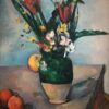 Le vase de tulipes - Paul Cézanne - Reproductions de tableaux et peintures haut de gamme