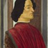 Portrait de Giuliano de' Medici (1453-1478) - Sandro Botticelli - Reproductions de tableaux et peintures haut de gamme