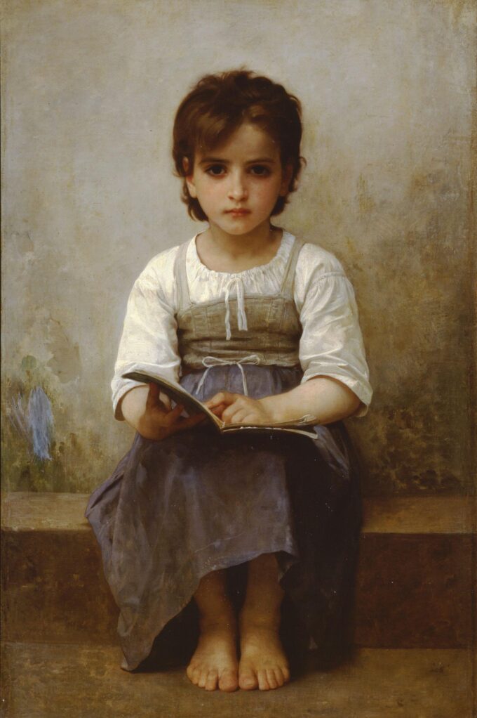 The Harsh Lesson - William Bouguereau