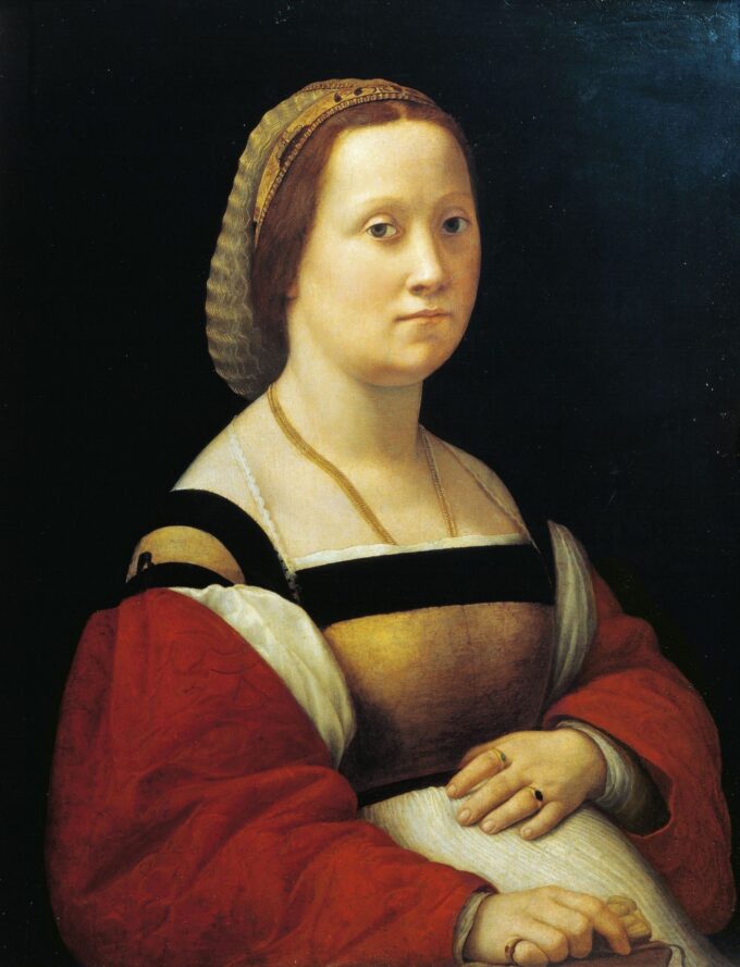 Portrait of a Woman "The Pregnant Woman" - Raphael (painter)