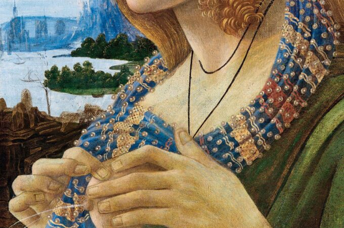 Allegorical portrait of a woman (Simonetta Vespucci). Detail - Sandro Botticelli