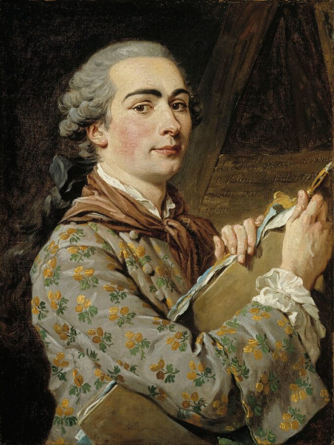 Autoportrait - Louis Jean François Lagrenée - Reproductions de tableaux et peintures haut de gamme