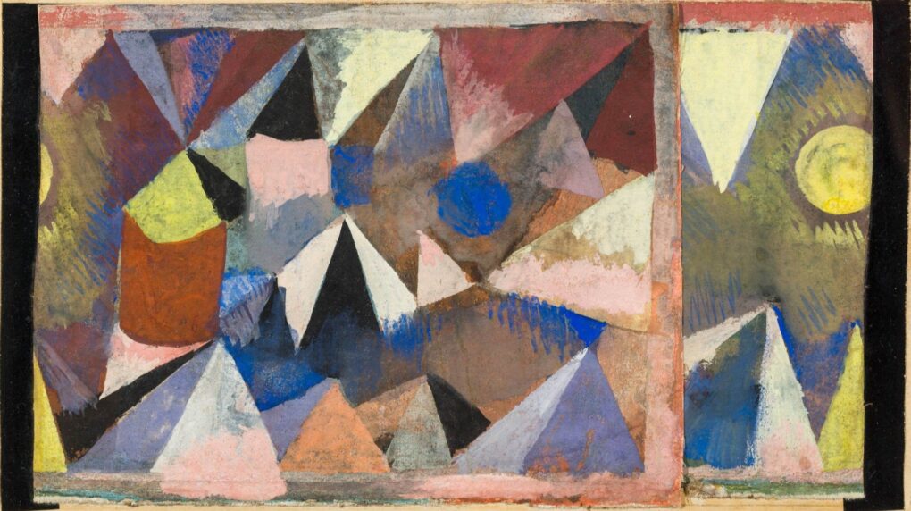 Paysage de montagne - Paul Klee - Reproductions de tableaux et peintures haut de gamme