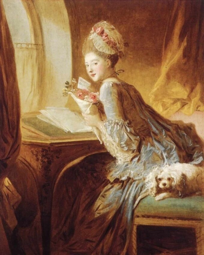 The Love Letter - Jean-Honoré Fragonard