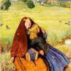 La fille aveugle - John Everett Millais - Reproductions de tableaux et peintures haut de gamme