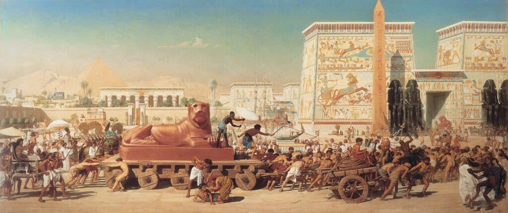 Israël en Égypte - Edward Poynter - Reproductions de tableaux et peintures haut de gamme