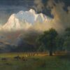 Le Mont Adams, Washington - Albert Bierstadt - Reproductions de tableaux et peintures haut de gamme