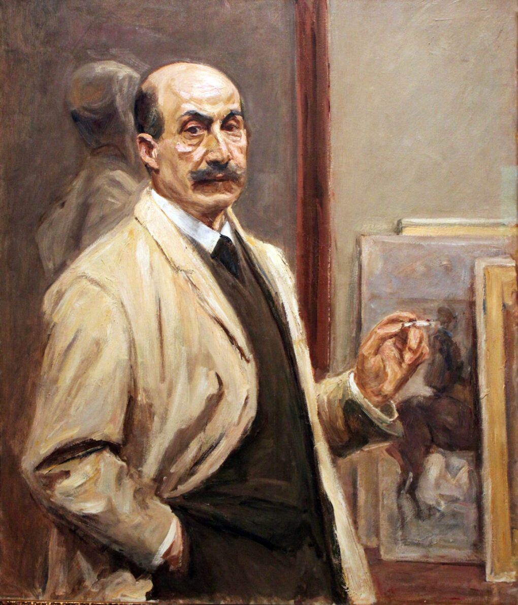 AutoPortrait, 1910 - Max Liebermann - Reproductions de tableaux et peintures haut de gamme