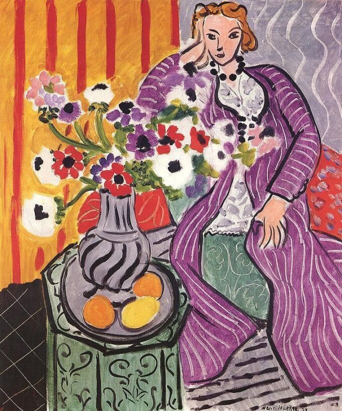 Purple Robe and Anemones - Matisse