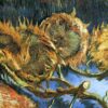 Quatre tournesols défraîchis - Van Gogh - Reproductions de tableaux et peintures haut de gamme