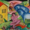 Le rêve - Franz Marc - Reproductions de tableaux et peintures haut de gamme