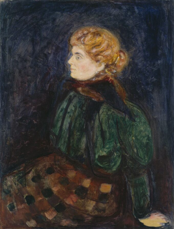 Portrait of Mrs. Maximilian Harden - Edvard Munch