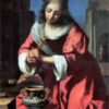 Sainte Praxède (Vermeer) - Johannes Vermeer - Reproductions de tableaux et peintures haut de gamme