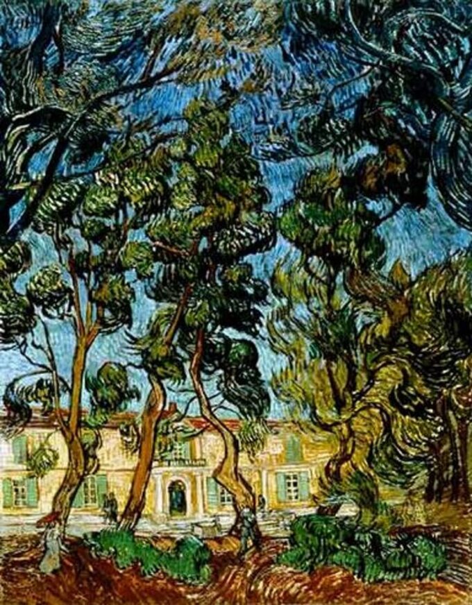 Trees in the Garden of the Hospital Saint-Paul - Van Gogh