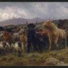 Highland Raid - Rosa Bonheur - Reproductions de tableaux et peintures haut de gamme