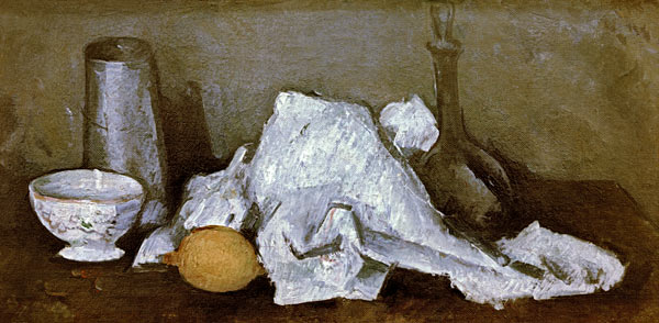 Milk Pot and Lemon II - Paul Cézanne