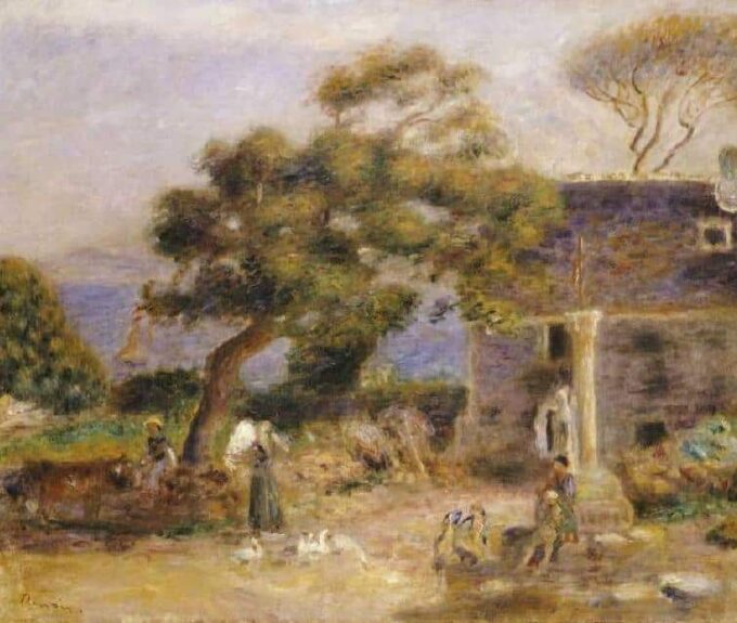 Vue de Treboul - Pierre-Auguste Renoir - Reproductions de tableaux et peintures haut de gamme