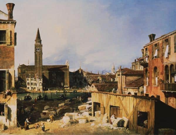 Canaletto, Church and Scuola della Carit – Giovanni Antonio Canal