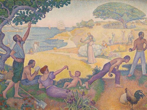 Au temps d'harmonie: l'âge d'or n'est pas dans le passé, il est dans l'avenir - Paul Signac - Reproductions de tableaux et peintures haut de gamme