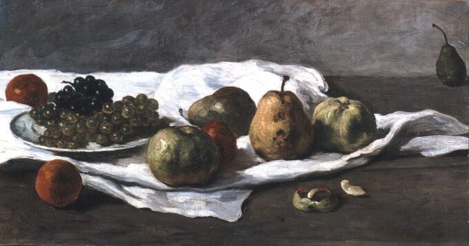 Apples, Pears, and Grapes - Gustave Courbet