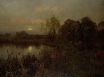 La lune montante - Edward Wilkins Waite - Reproductions de tableaux et peintures haut de gamme