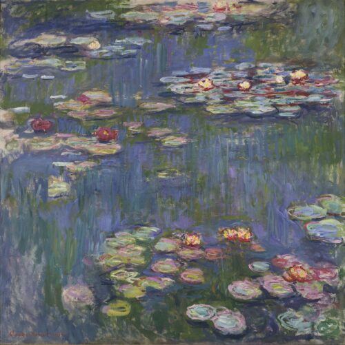 Nymphéas,1916 - Claude Monet - Reproductions de tableaux et peintures haut de gamme