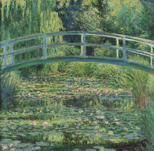 Nymphéas et pont japonais - Claude Monet - Reproductions de tableaux et peintures haut de gamme