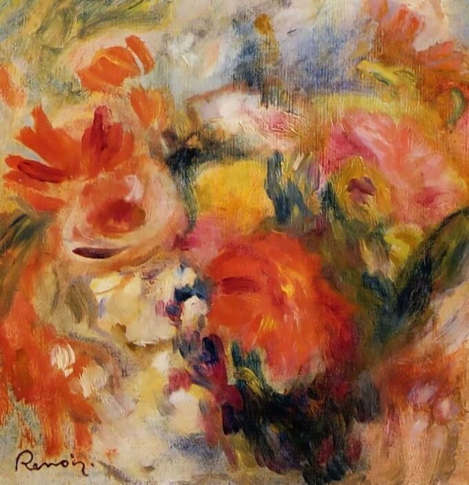 Study of a Flower 1913 - Pierre-Auguste Renoir