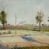 Route vers Gennevilliers - Paul Signac - Reproductions de tableaux et peintures haut de gamme